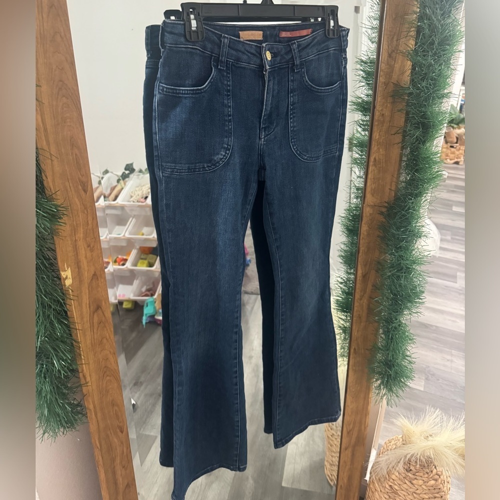 PILCRO by Anthropologie The Icon Low-Rise Flare Jeans - Picture 7 of 11